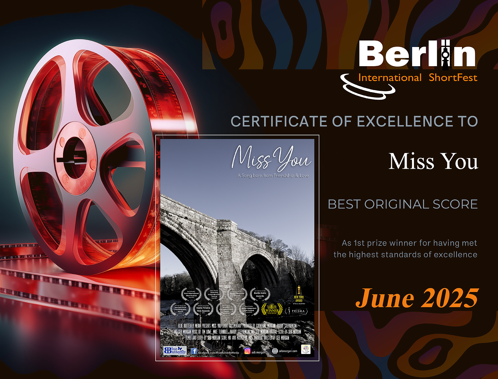 Miss You - Best Original Score in Berlin