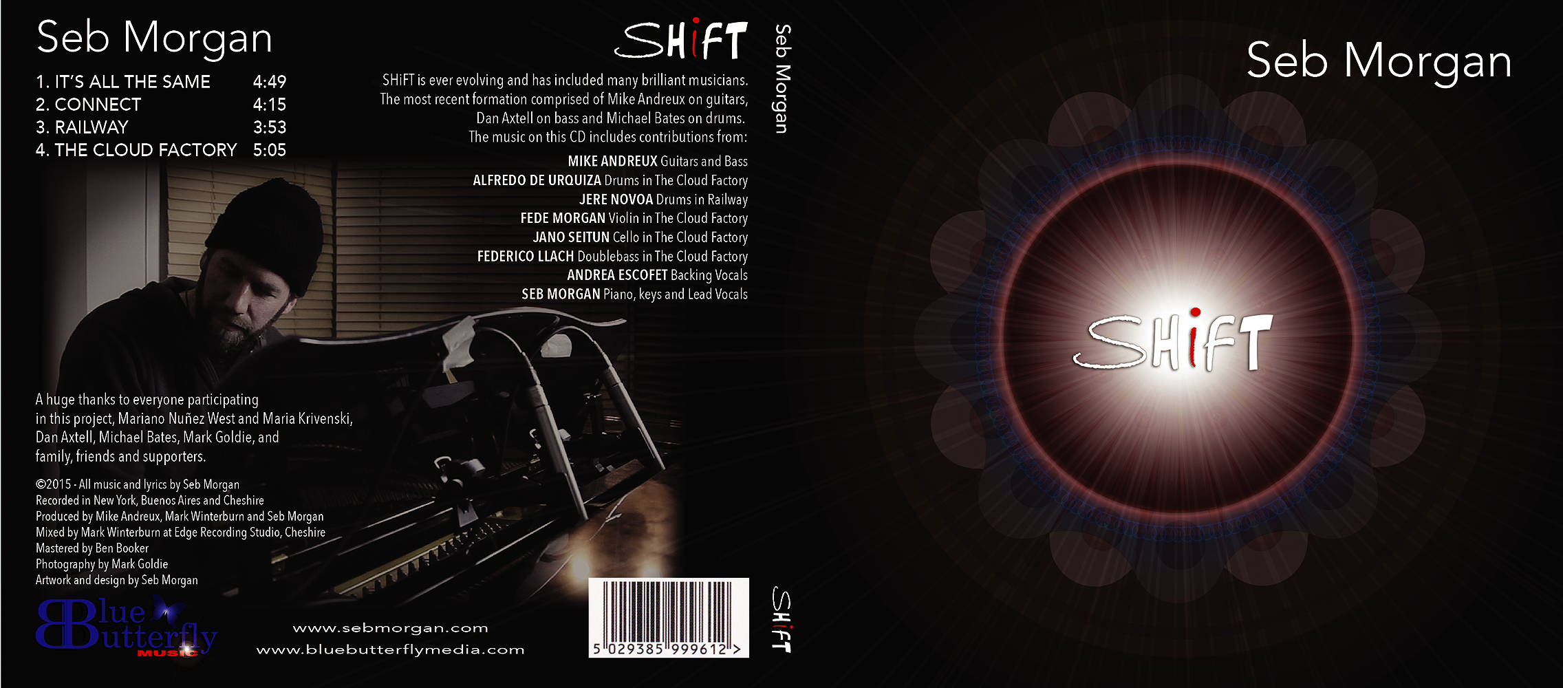 Seb Morgan - SHiFT - EP back