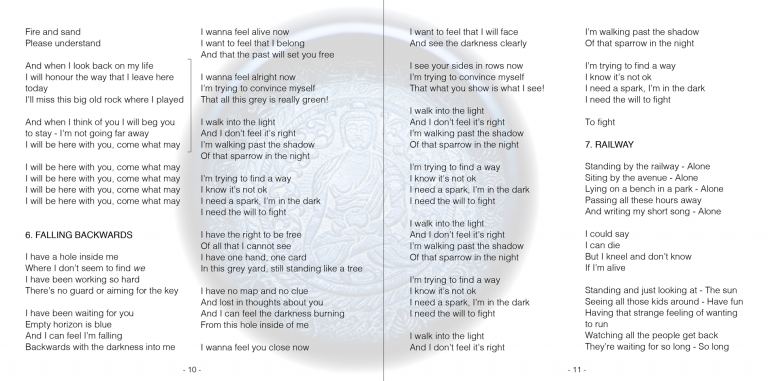 Seb Morgan - Falling Then Flying - Album Booklet