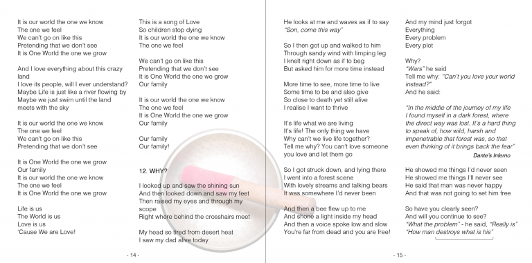 Seb Morgan - Falling Then Flying - Album Booklet